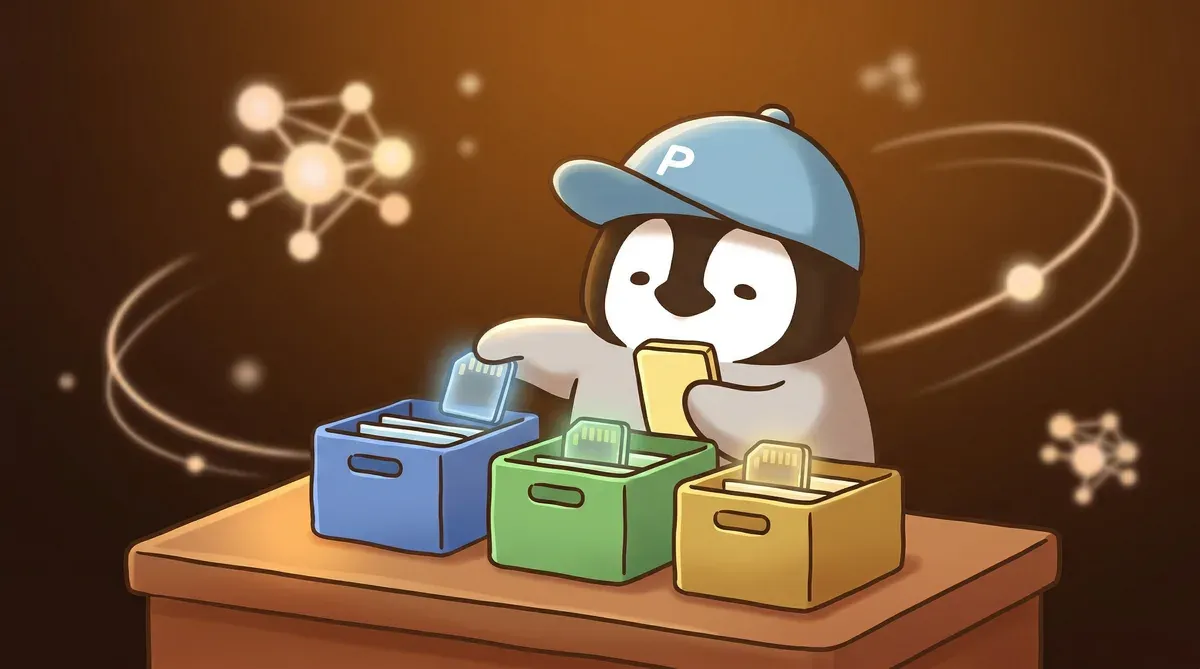 Claude Code 記憶資料夾與資訊分類架構的概念示意