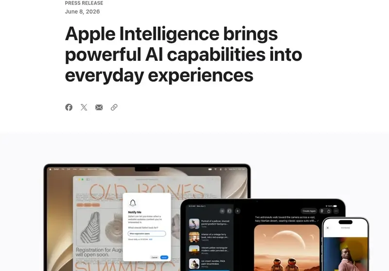 Apple Intelligence 功能总览