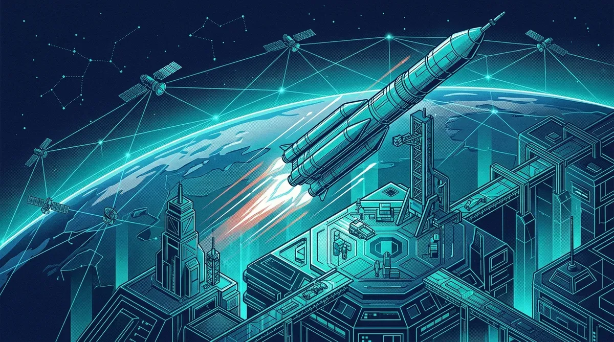 圖一、SpaceX 企業全貌:從火箭到衛星星座的太空帝國