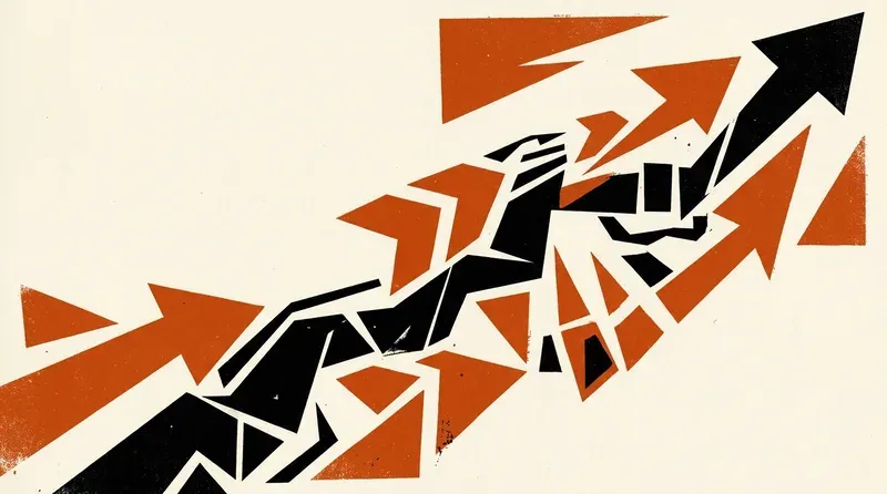 AI 工具鏈競爭視覺意象