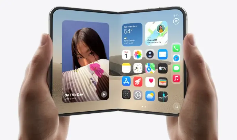 iPhone Duo:书本式折叠设计,钛合金机身,Star White 和 Night Sky 两色