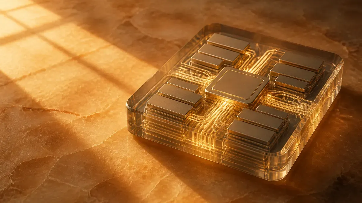 統一記憶體架構示意：CPU、GPU、Neural Engine 共用一塊 LPDDR5X 記憶體，資料不需搬移