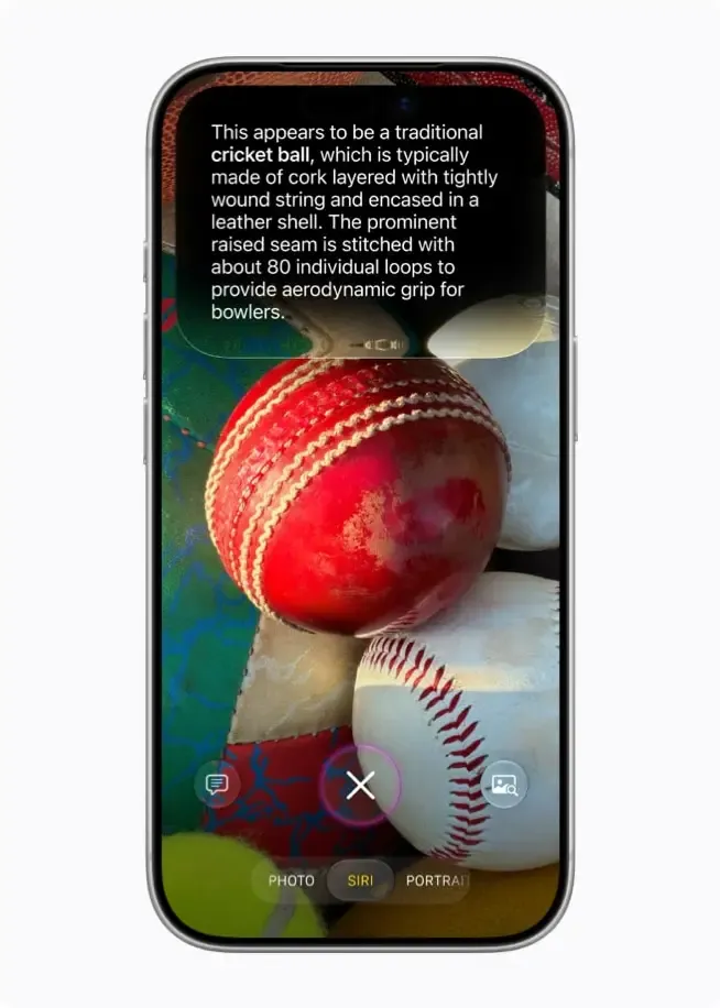 Visual Intelligence 的 Siri 模式:对着物品拍照,直接回答问题