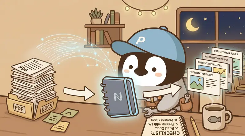NotebookLM 簡報生成工作流程
