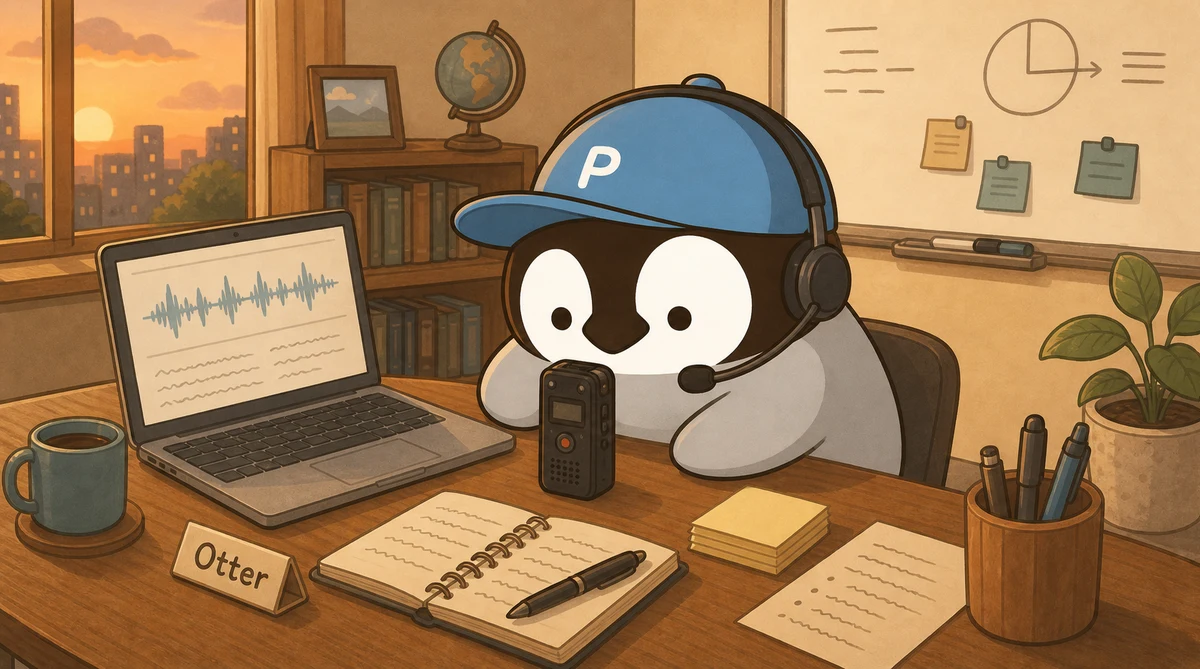 Otter 逐字稿畫面